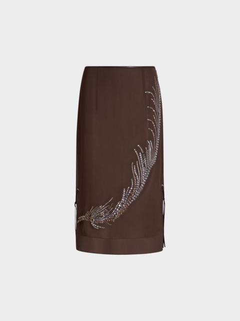 MERROW MIDI SKIRT IN CHIFFON