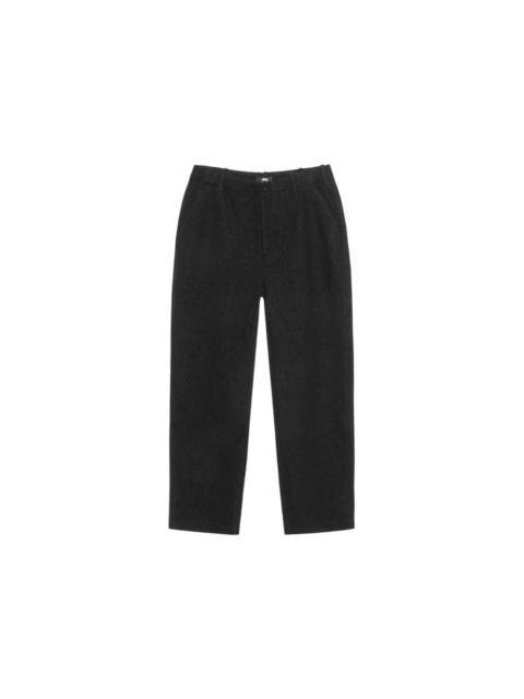 Stüssy Stussy Textured Wool Relaxed Trouser Black