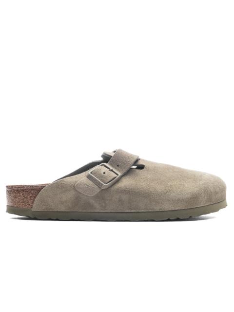 BOSTON SUEDE LEATHER - FADED KHAKI