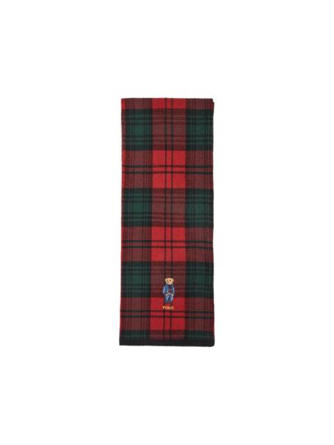 Polo Ralph Lauren plaid Polo Bear scarf