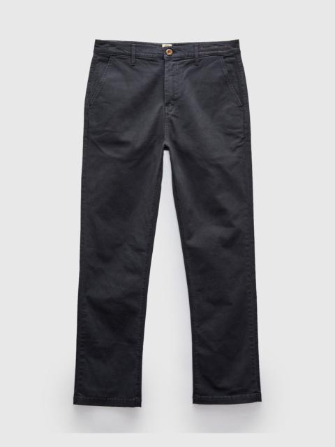 HIROSHI KATO Pipe Straight Oxford Chino in Ash Black