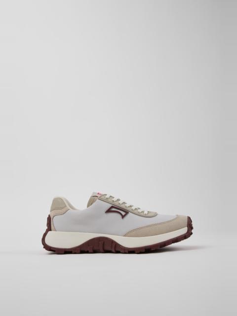 CAMPER Drift Trail Gray Textile and Leather Nubuck Sneakers for Women.
