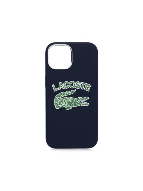 LACOSTE logo-print iPhone 15 case