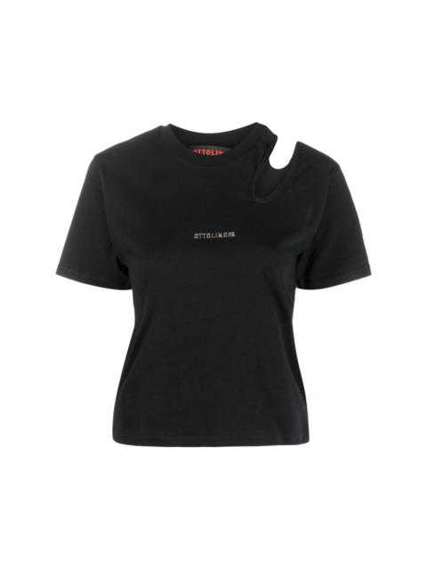 OTTOLINGER cut-out detail organic cotton T-shirt