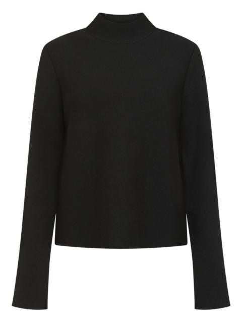 KHAITE high-neck wool sweater