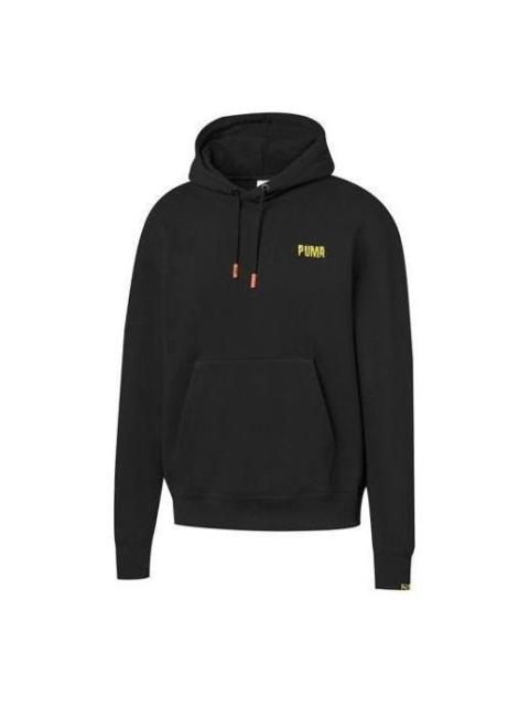 PUMA x Randomevent Graphic Hoodie 'Black Yellow' 59666201