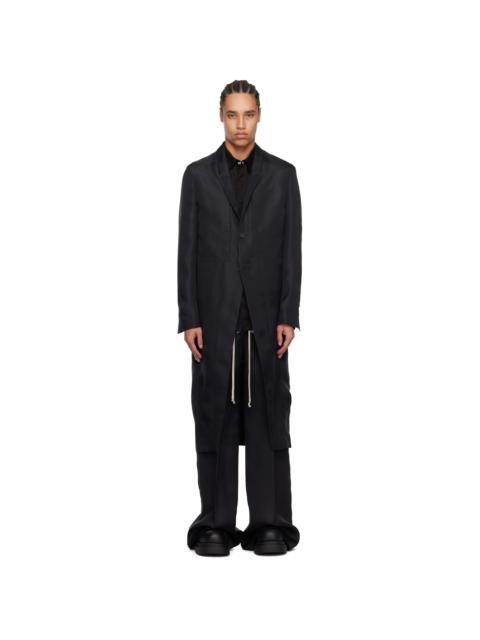 Rick Owens Black Hollywood Lido Coat