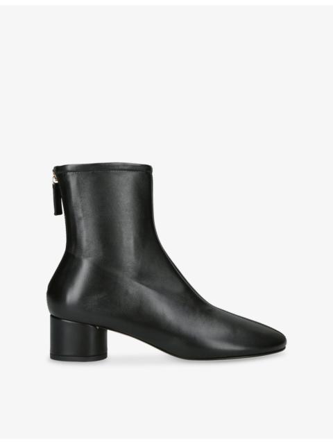 DEAR FRANCES Harlie Heeled Leather Ankle Boots