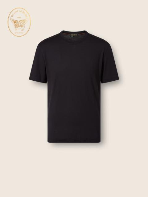 ZEGNA BLACK VELLUS AUREUM T-SHIRT