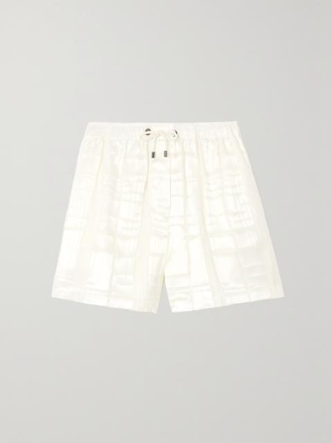 Brunello Cucinelli Satin-jacquard Shorts