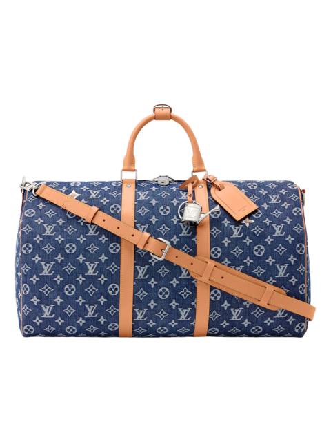 Louis Vuitton LOUIS VUITTON Keepall Bandoulière 50 'Blue' M27781