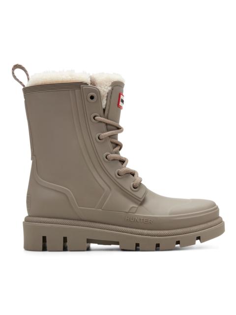 HUNTER Women's Diana Insulated Lace-Up Waterproof Booties