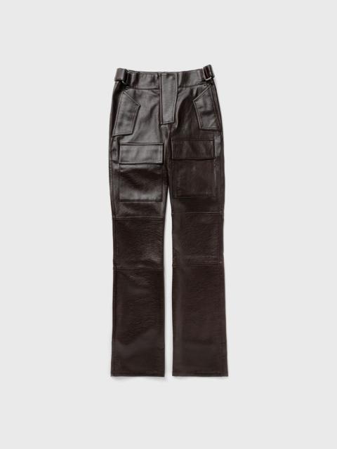 MISBHV FAUX LEATHER MOTO TROUSERS