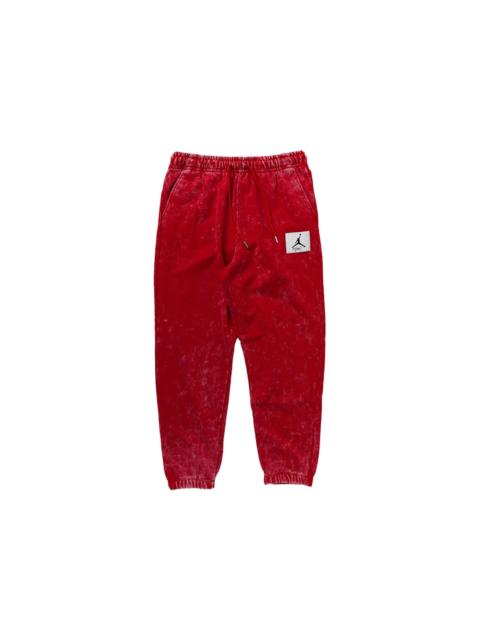 Nike Air Jordan Washed Fleece Essential Statement Sweatpants Red
