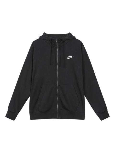 Nike Nike Sweet Shirt Parka French Terry Full Zip Hoodie Black BV2649-010