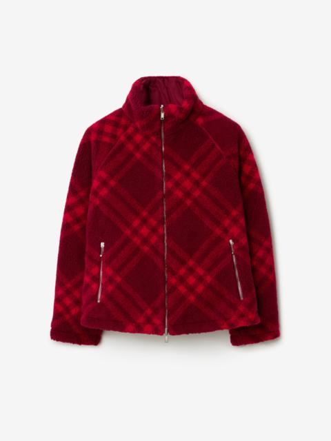 Burberry Check Fleece Reversible Jacket