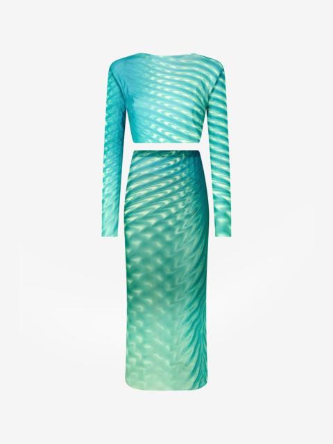 Roberto Cavalli Psychedelic-Print Top And Skirt Set