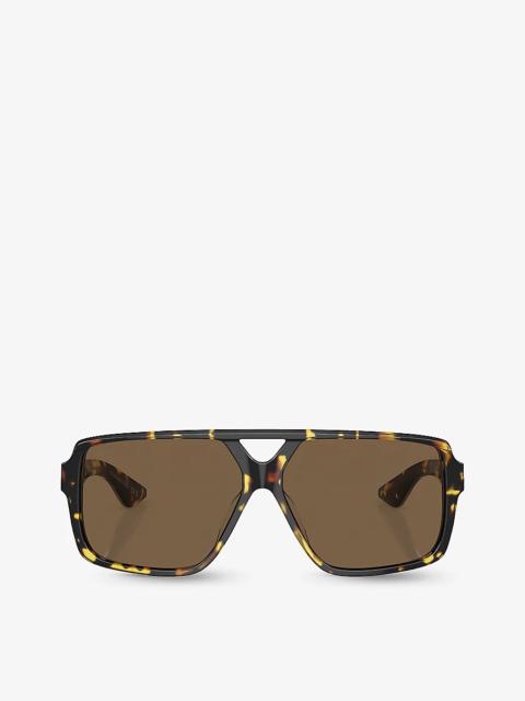 Oliver Peoples OV5520SU 1977C rectangle-frame acetate sunglasses
