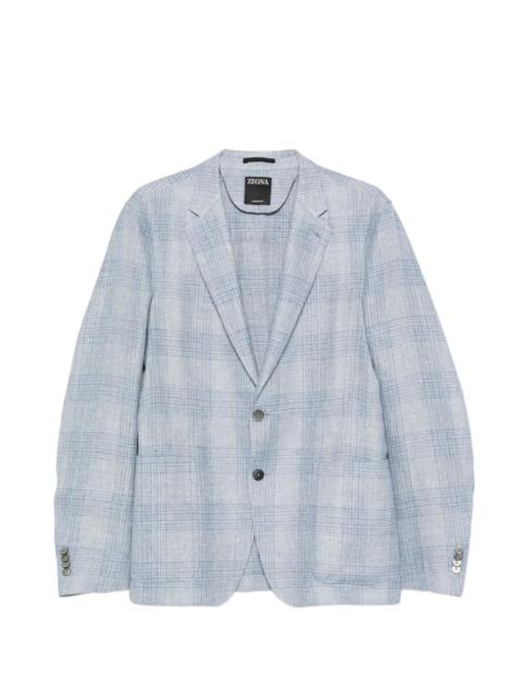 ZEGNA checked blazer
