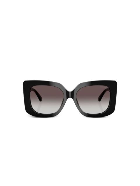 JIMMY CHOO stud-embellished square-frame sunglasses