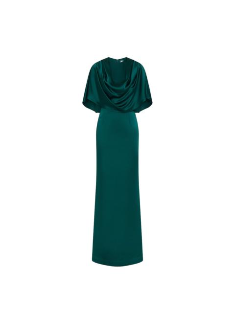 REBECCA VALLANCE Ellerie Cape Gown