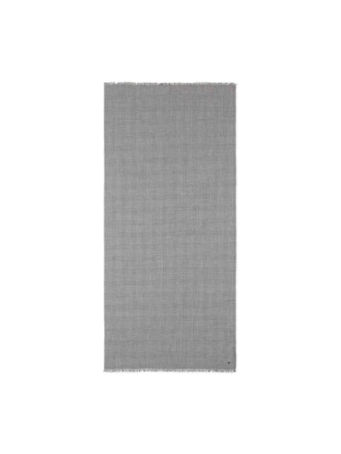 TOM FORD fringed houndstooth scarf