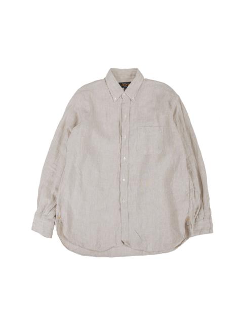 BEAMS PLUS B.D. Classic Fit Linen Chambray Natural