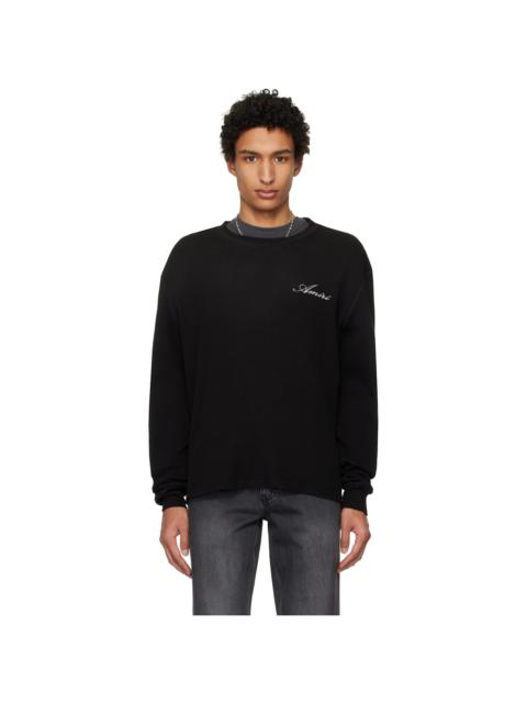 AMIRI Black Bones Long Sleeve T-shirt
