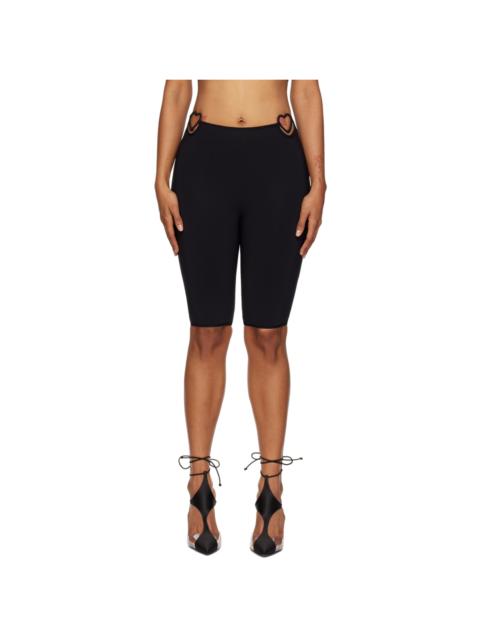 NENSI DOJAKA Black Biker Shorts