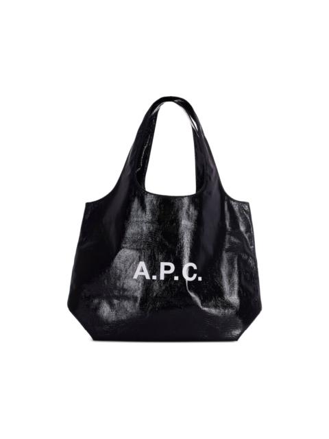 A.P.C. small Ninon logo-print tote bag