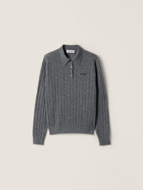 Miu Miu Cashmere polo sweater