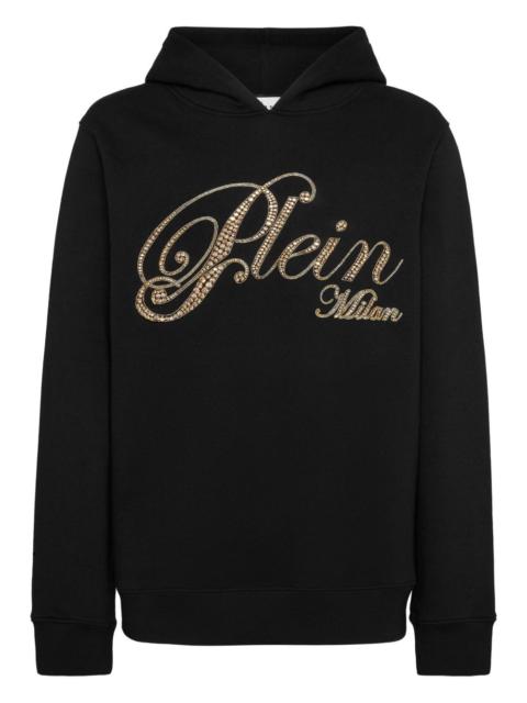 PHILIPP PLEIN rhinestone-embellished hoodie