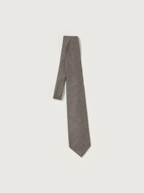 AURALEE SUPER LIGHT WOOL TIE
