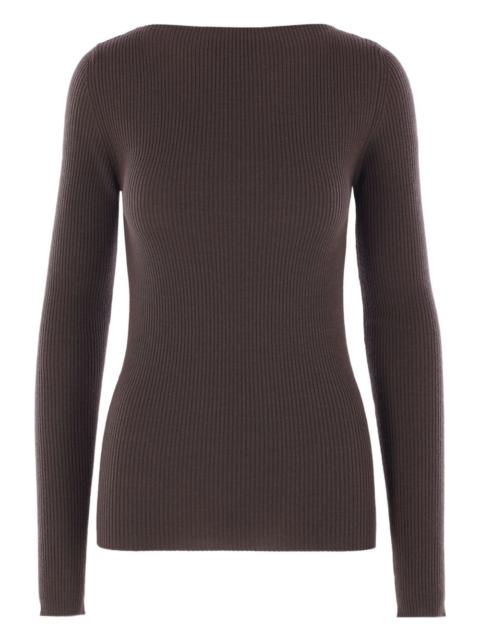 Rick Owens ribbed open-back top