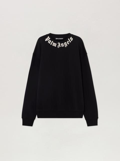 Palm Angels Neck Logo Regular Crew
