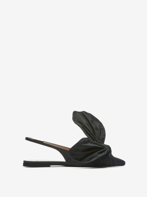 N°21 BOW-DETAIL SLINGBACK BALLET PUMPS