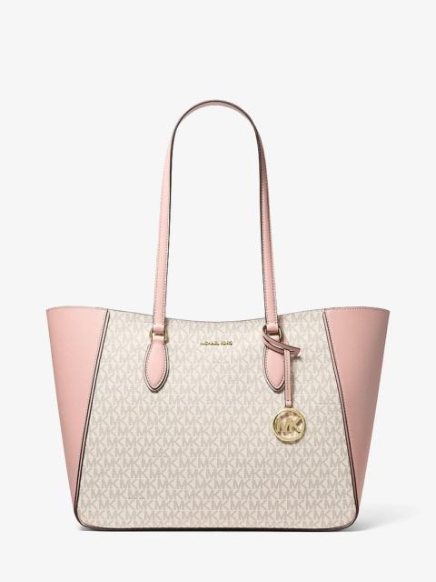 MICHAEL KORS Jet Set Travel Large Signature Logo 3-in-1 Tote Bag