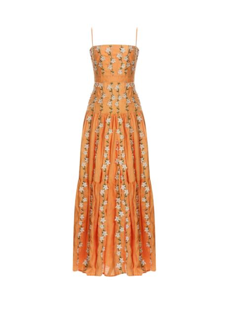Agua by Agua Bendita Lima Sabanero Dorado Maxi Dress