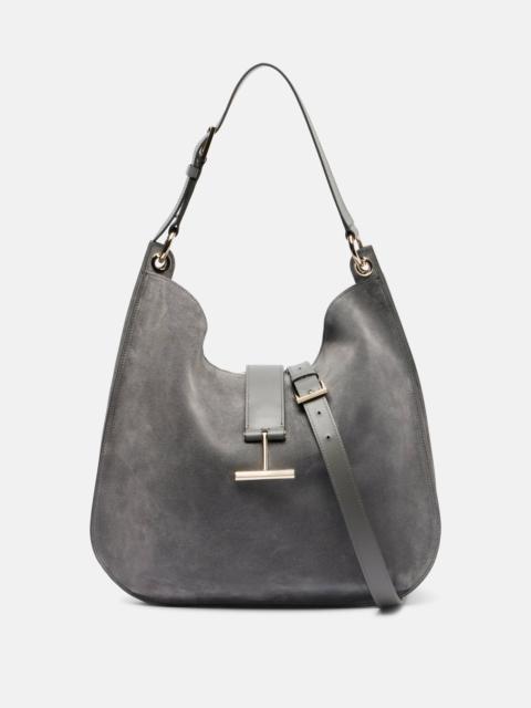 TOM FORD Tara Large suede crossbody bag