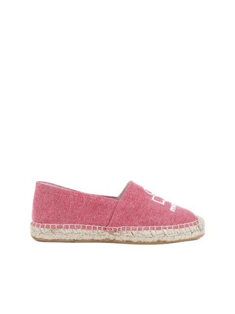 Canae logo-embroidered flat espadrilles