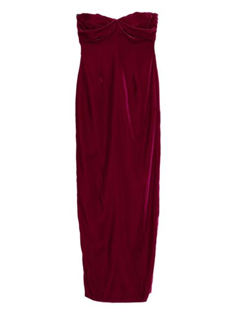 TOM FORD draped-detail dress