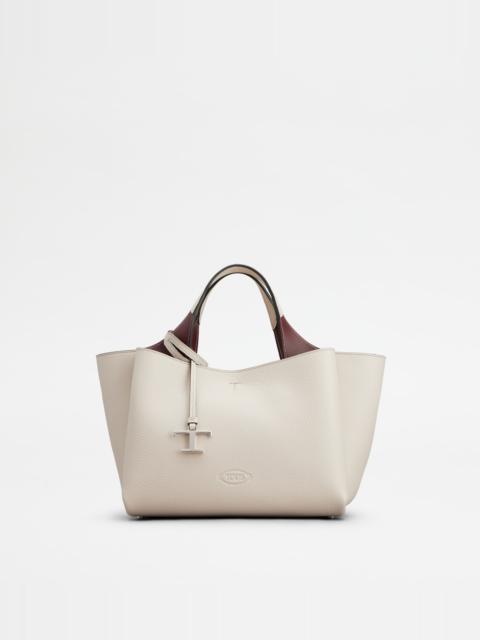 BAG IN LEATHER MINI - GREY