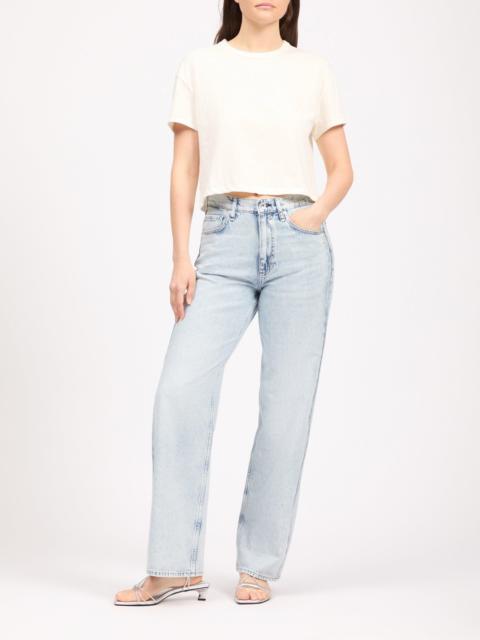 rag & bone Shannon Relaxed Straight Jean High-Rise in Lightweight Rigid Denim