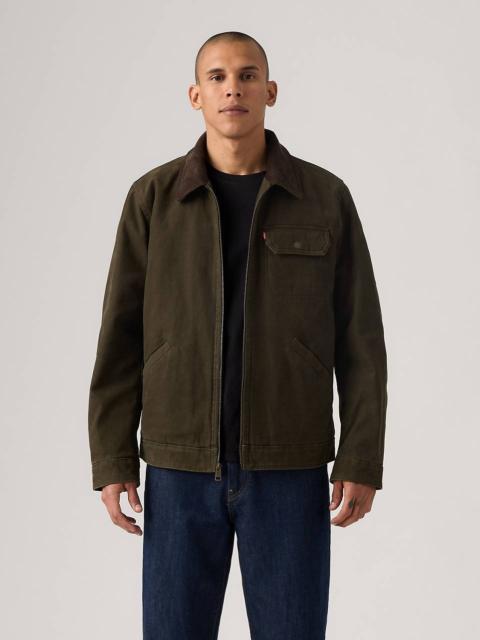 Levi's COTTON CANVAS DEPOT JACKET WITH BLANKET LINING