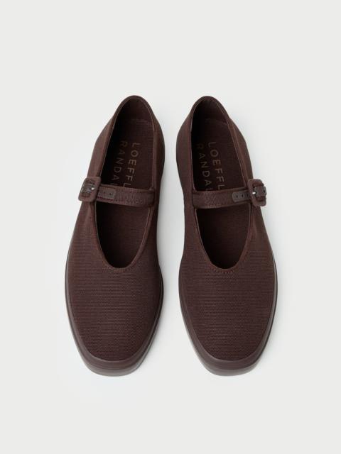 LOEFFLER RANDALL Cooper Dark Brown Mary Jane Sneaker