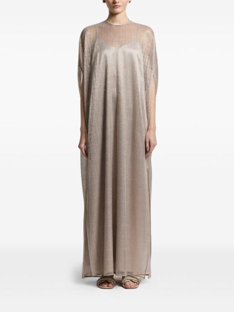 PESERICO sheer maxi dress