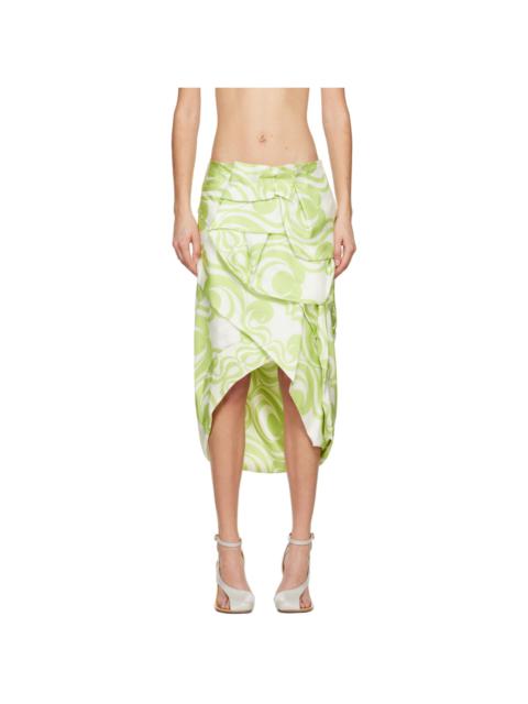 SSENSE Exclusive Green Midi Skirt