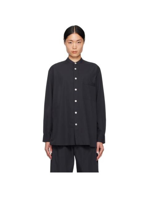 TEKLA Navy Birkenstock Edition Pyjama Shirt