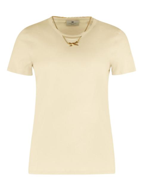 ELISABETTA FRANCHI cotton T-shirt