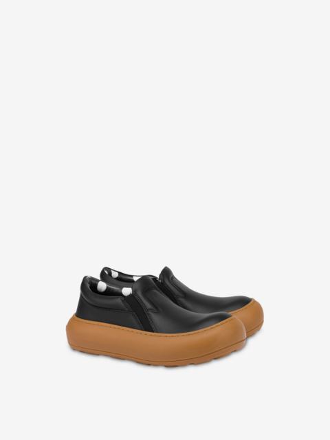 Moschino CALFSKIN SLIP-ON TRAINERS